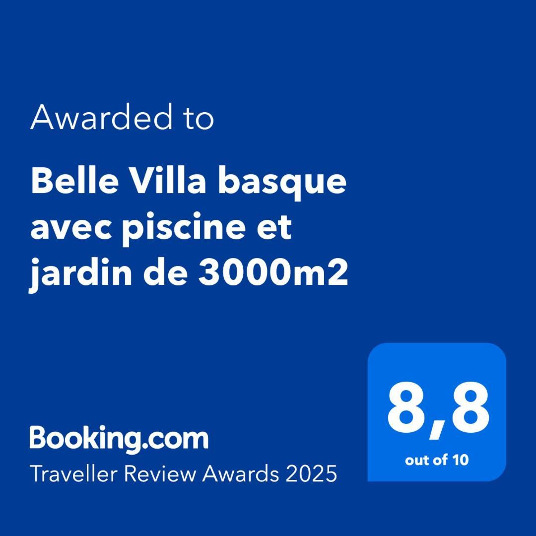 Belle Villa Basque Avec Piscine Et Jardin De 3000M2 Saint-Jean-de-Luz Exterior foto